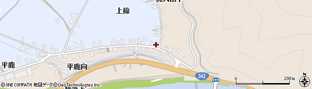 秋田県横手市増田町増田真人山下36周辺の地図