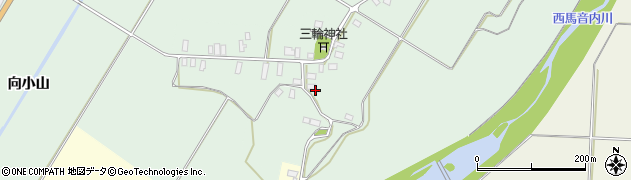 秋田県羽後町（雄勝郡）糠塚周辺の地図
