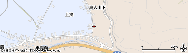 秋田県横手市増田町増田真人山下33周辺の地図