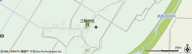 秋田県羽後町（雄勝郡）糠塚（上川原）周辺の地図