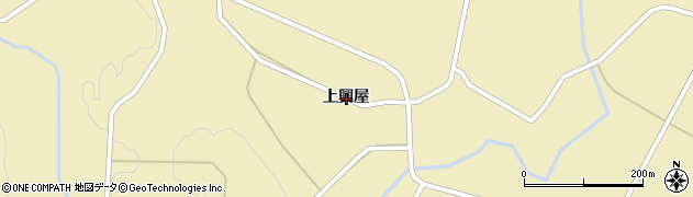 秋田県由利本荘市鳥海町下川内上興屋周辺の地図