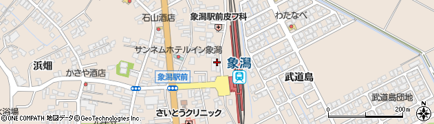 合資会社象潟合同タクシー周辺の地図