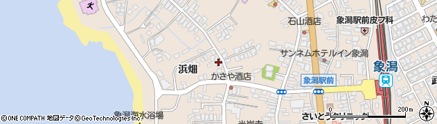 秋田県にかほ市象潟町浜畑36-1周辺の地図