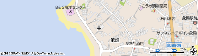 秋田県にかほ市象潟町二丁目塩越271周辺の地図