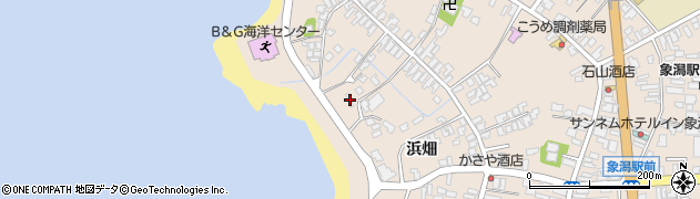 秋田県にかほ市象潟町二丁目塩越273周辺の地図