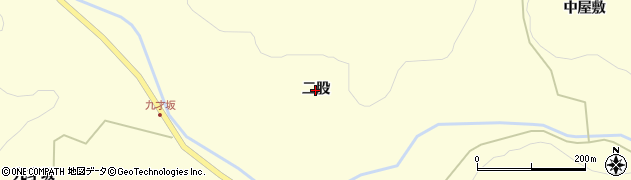 岩手県奥州市江刺米里（二股）周辺の地図