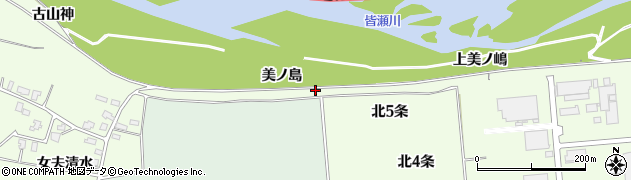 秋田県湯沢市角間（美ノ島）周辺の地図