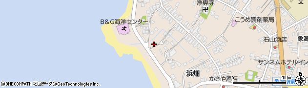 秋田県にかほ市象潟町二丁目塩越239周辺の地図