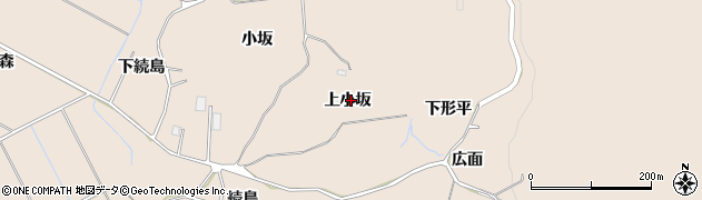 秋田県にかほ市象潟町上小坂周辺の地図