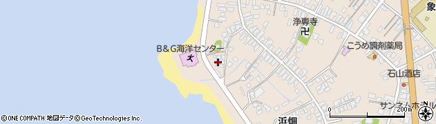 秋田県にかほ市象潟町二丁目塩越229周辺の地図