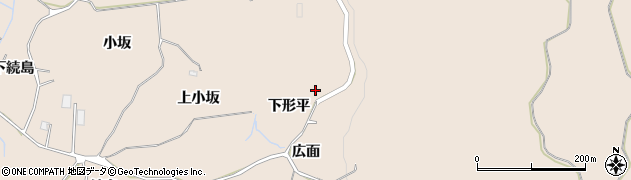 秋田県にかほ市象潟町下形平13周辺の地図