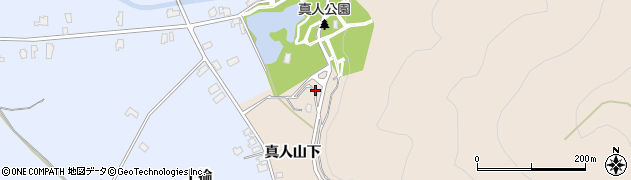 秋田県横手市増田町増田（真人山）周辺の地図