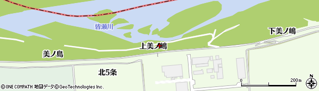 秋田県湯沢市岩崎上美ノ嶋周辺の地図