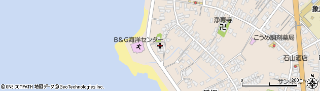 秋田県にかほ市象潟町二丁目塩越230周辺の地図