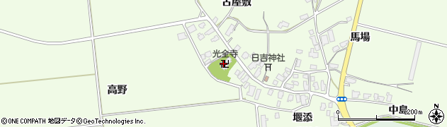 光全寺周辺の地図