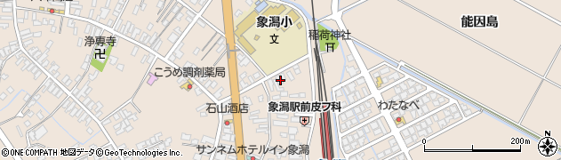 秋田県にかほ市象潟町家ノ後124周辺の地図