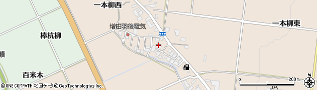 秋田県横手市増田町増田一本柳西周辺の地図
