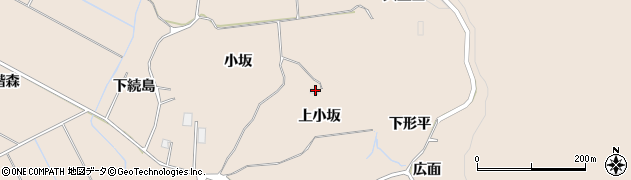 秋田県にかほ市象潟町上小坂52周辺の地図