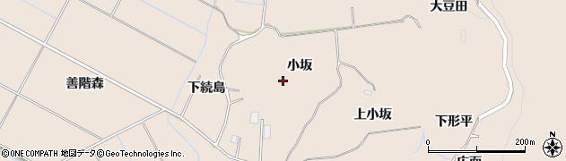 秋田県にかほ市象潟町（小坂）周辺の地図