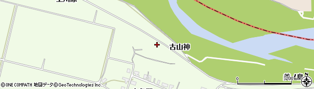 秋田県湯沢市角間（古山神）周辺の地図