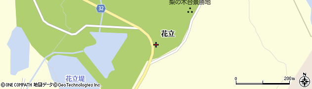 秋田県由利本荘市矢島町城内（花立）周辺の地図