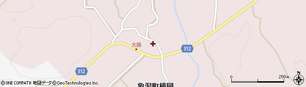 秋田県にかほ市象潟町横岡大森11周辺の地図
