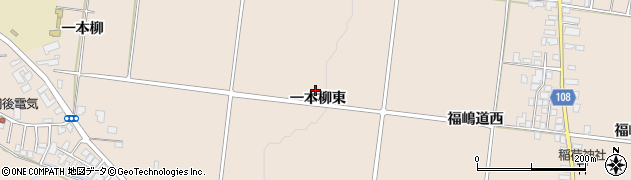 秋田県横手市増田町増田一本柳東周辺の地図