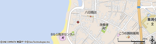 秋田県にかほ市象潟町二丁目塩越194周辺の地図