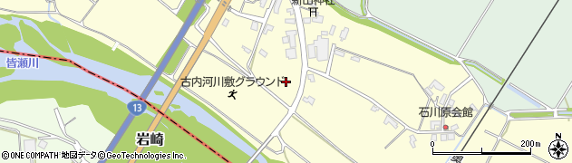 秋田県横手市十文字町佐賀会（古川添）周辺の地図