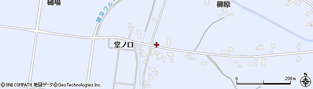 秋田県横手市増田町亀田柳原148周辺の地図