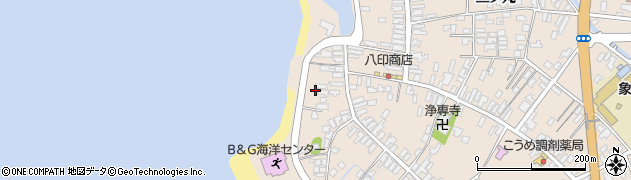 秋田県にかほ市象潟町二丁目塩越197周辺の地図