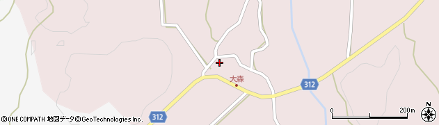 秋田県にかほ市象潟町横岡大森31周辺の地図