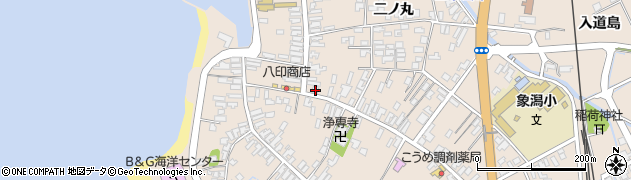 秋田県にかほ市象潟町一丁目塩越178周辺の地図
