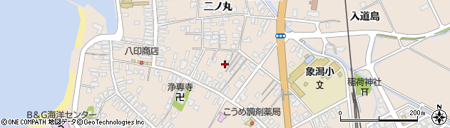 秋田県にかほ市象潟町二丁目塩越19-1周辺の地図