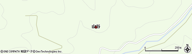 岩手県釜石市唐丹町（山谷）周辺の地図