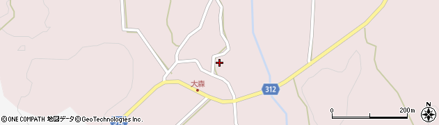 秋田県にかほ市象潟町横岡大森16周辺の地図