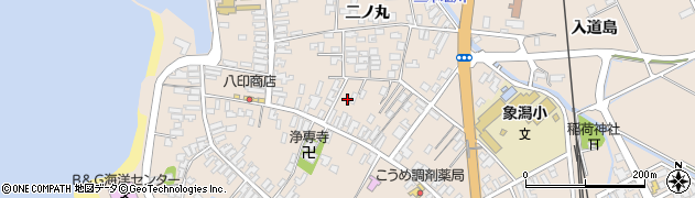 秋田県にかほ市象潟町二丁目塩越10周辺の地図