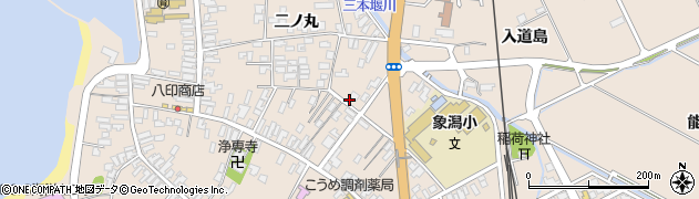 秋田県にかほ市象潟町妙見下13周辺の地図