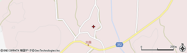 秋田県にかほ市象潟町横岡大森22周辺の地図