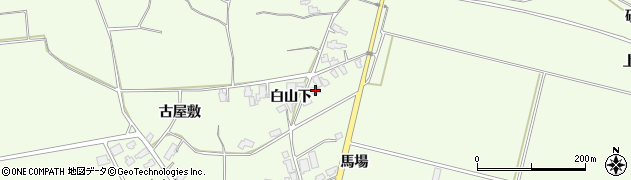 秋田県湯沢市角間白山下22周辺の地図