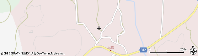 秋田県にかほ市象潟町横岡大森39周辺の地図