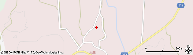 秋田県にかほ市象潟町横岡（家の後）周辺の地図