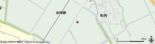 秋田県横手市十文字町仁井田（朴木）周辺の地図