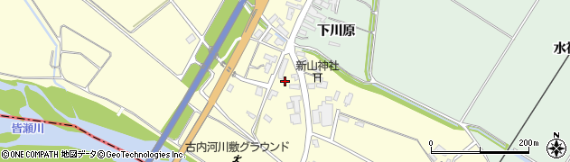 秋田県横手市十文字町佐賀会石川原周辺の地図