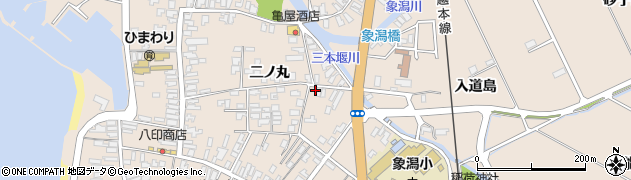 秋田県にかほ市象潟町妙見下5周辺の地図