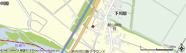 秋田県横手市十文字町佐賀会（新山道添）周辺の地図