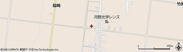 秋田県横手市増田町増田福嶋3周辺の地図