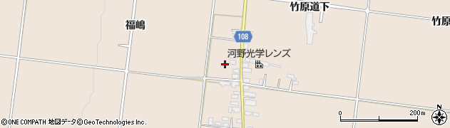 秋田県横手市増田町増田福嶋周辺の地図