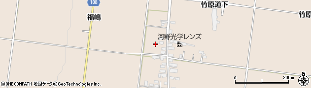 秋田県横手市増田町増田（福嶋）周辺の地図