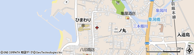 秋田県にかほ市象潟町一丁目塩越212周辺の地図
